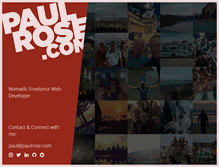 Tablet Screenshot of paulrose.com